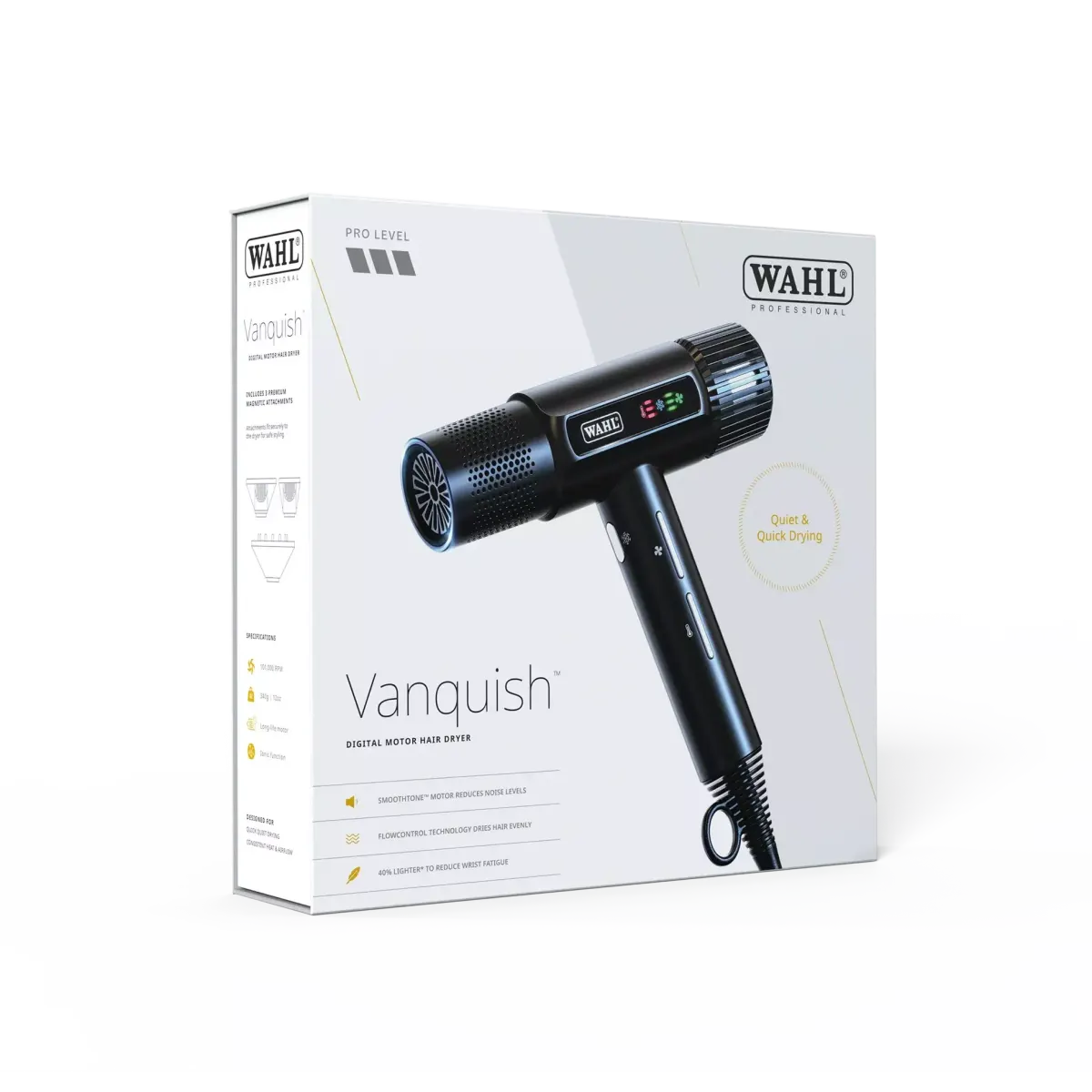 WAHL Vanquish Lightweight Hair Dryer LED Display